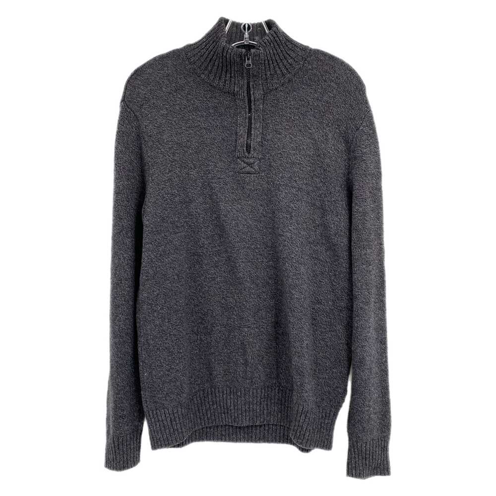 American Eagle Outfitters Gray Zip Up Sweater Knit | Mens M